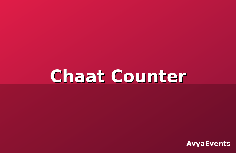 Chaat Counter