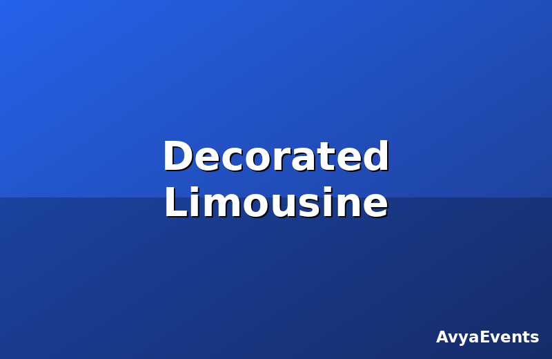 Decorated Limousine