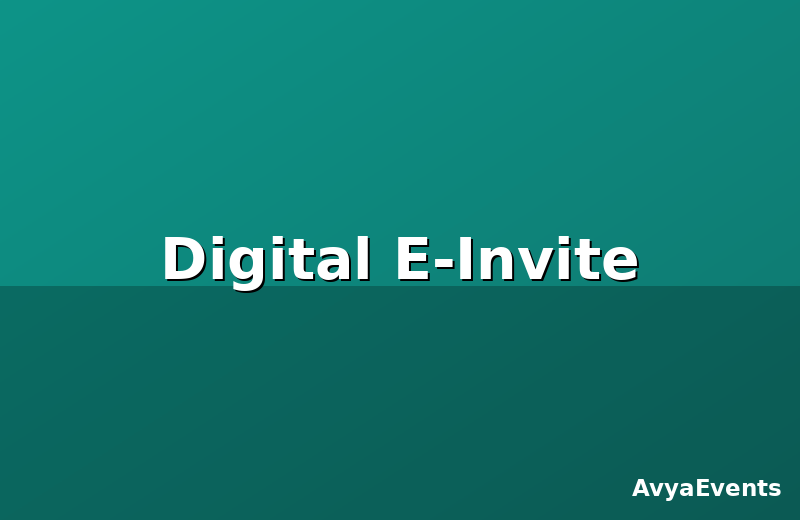 Digital E-Invite