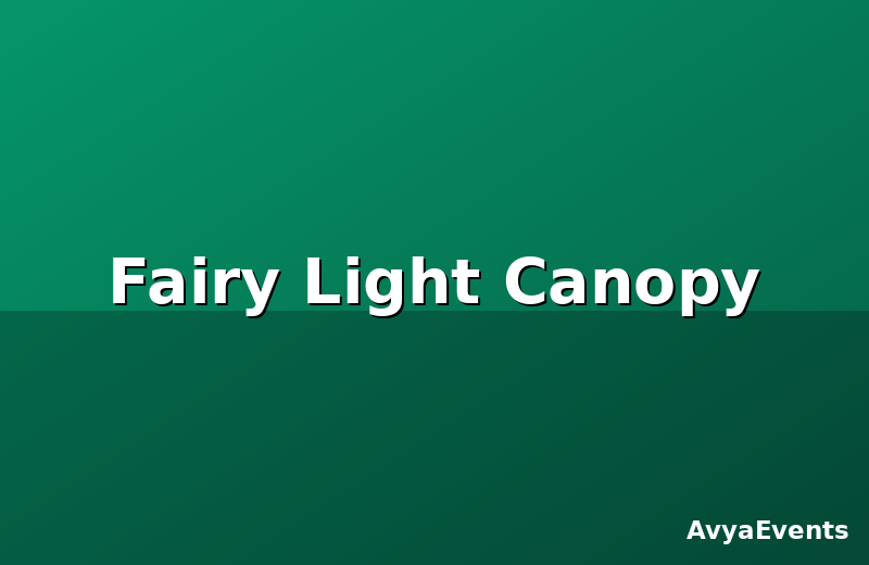 Fairy Light Canopy