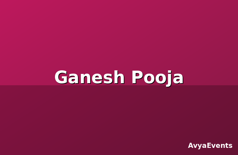 Ganesh Pooja