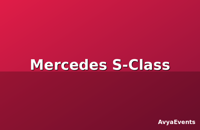 Mercedes S-Class