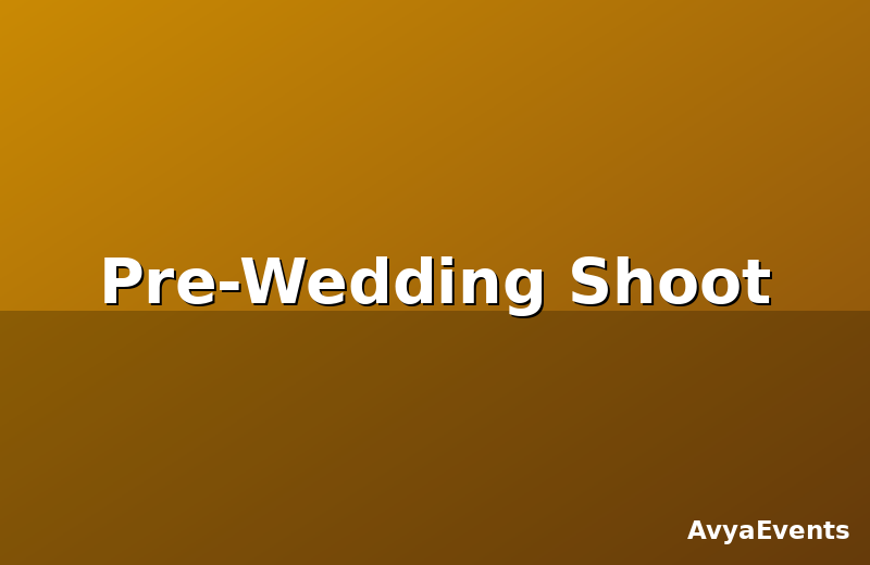 Pre-Wedding Shoot