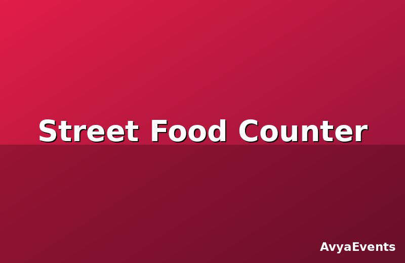 Street Food Counter