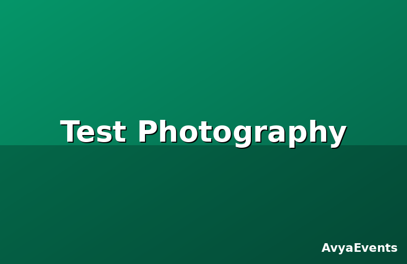 Test Photography