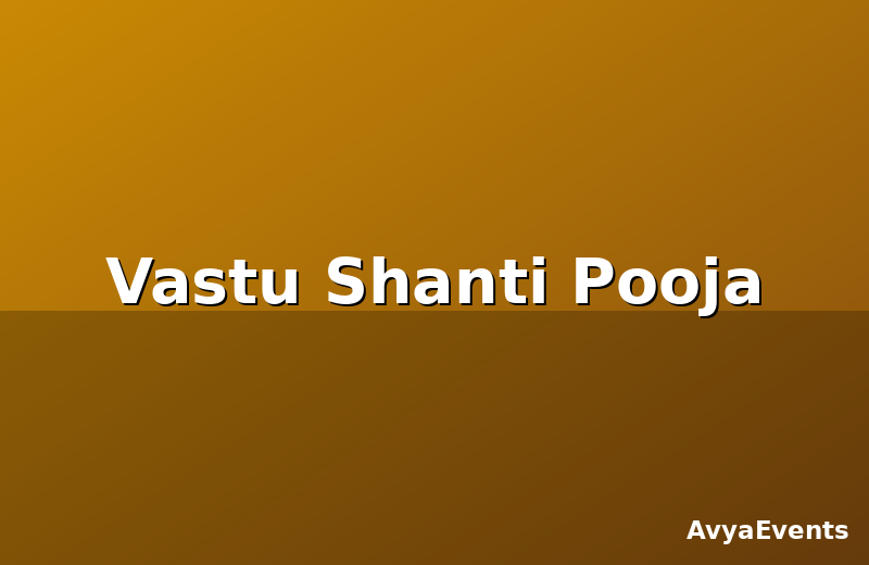 Vastu Shanti Pooja