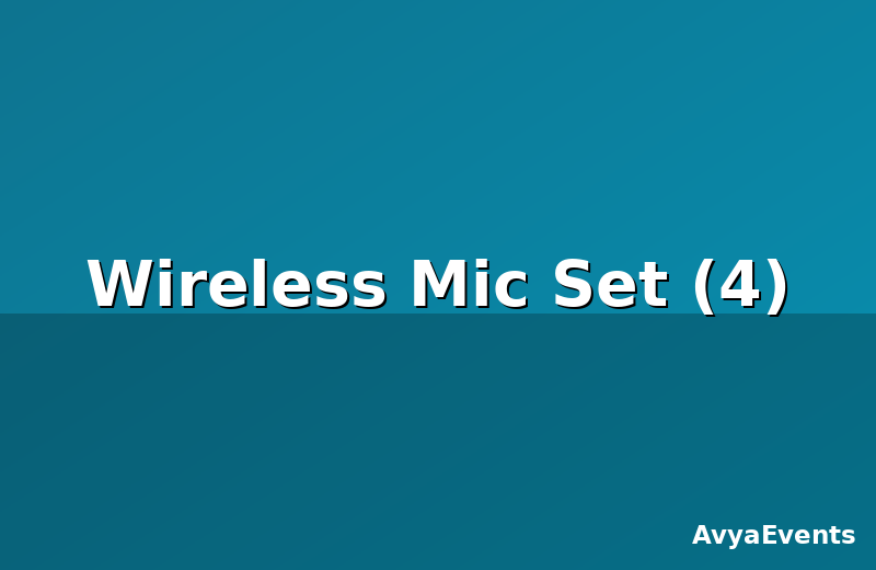 Wireless Mic Set (4)